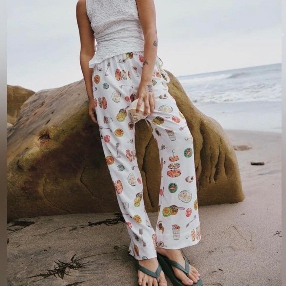 Lisa Says Gah Nora Pant Womens XL Caviar Dreams Quirky Eclectic New